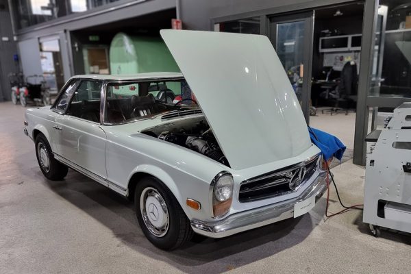 Fordonstest utförs på en veteran i PBZ verkstad