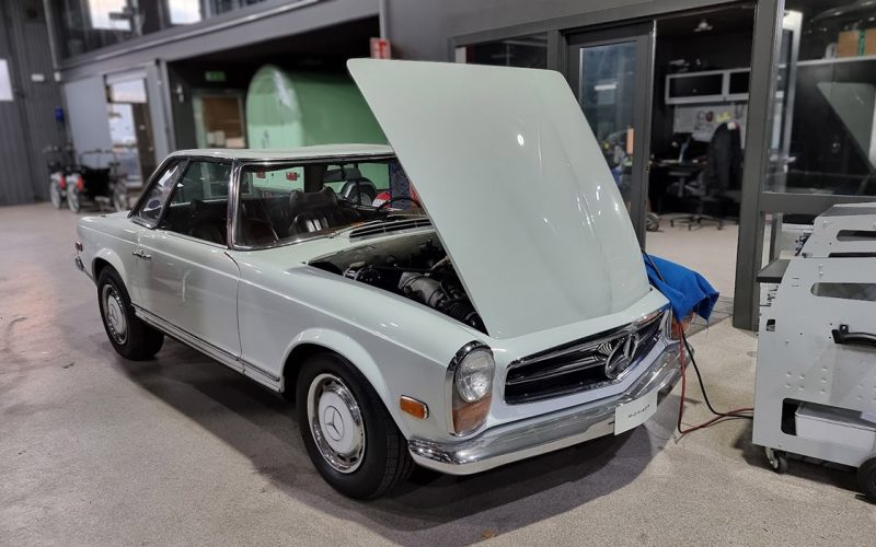 Fordonstest utförs på en veteran i PBZ verkstad