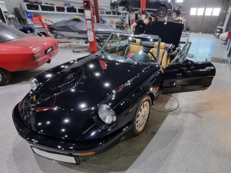 Veteranbil i PBZ verkstad