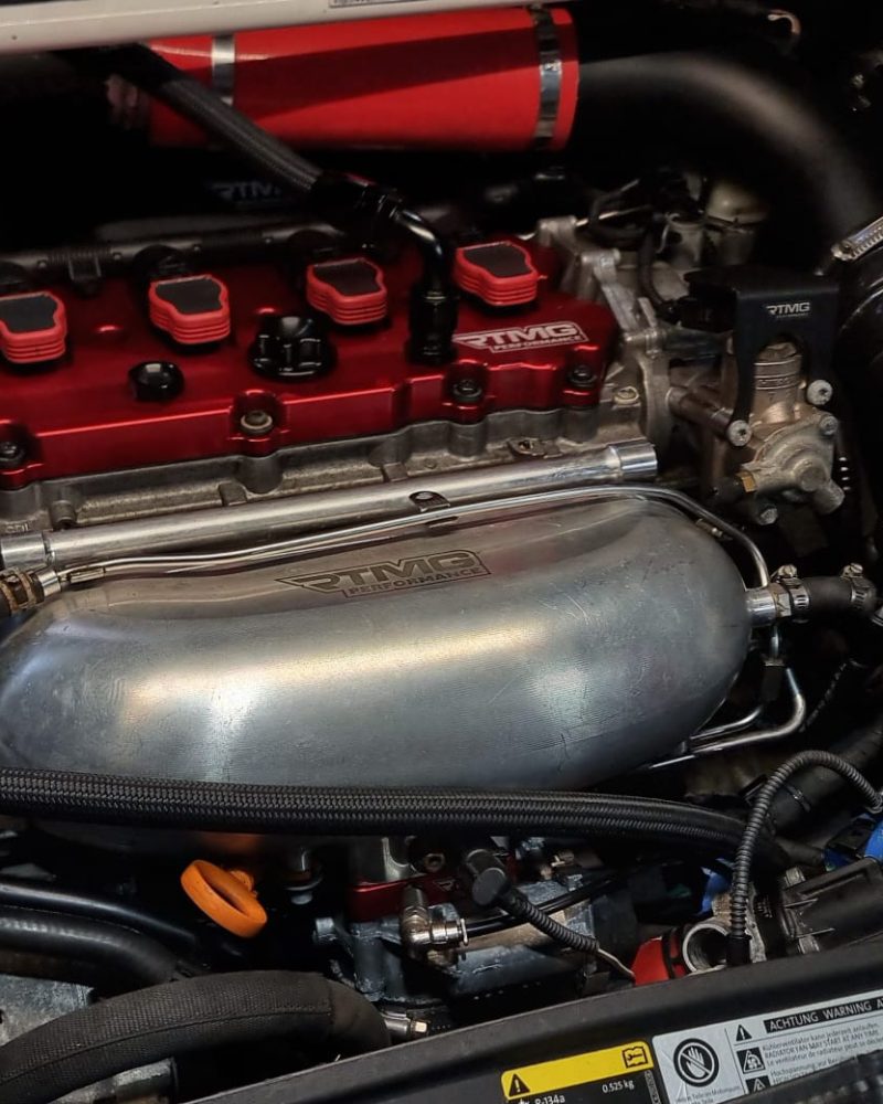 En motor med bolt-on-uppgraderingar